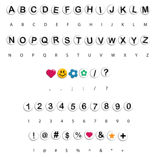 LetterBeads Font